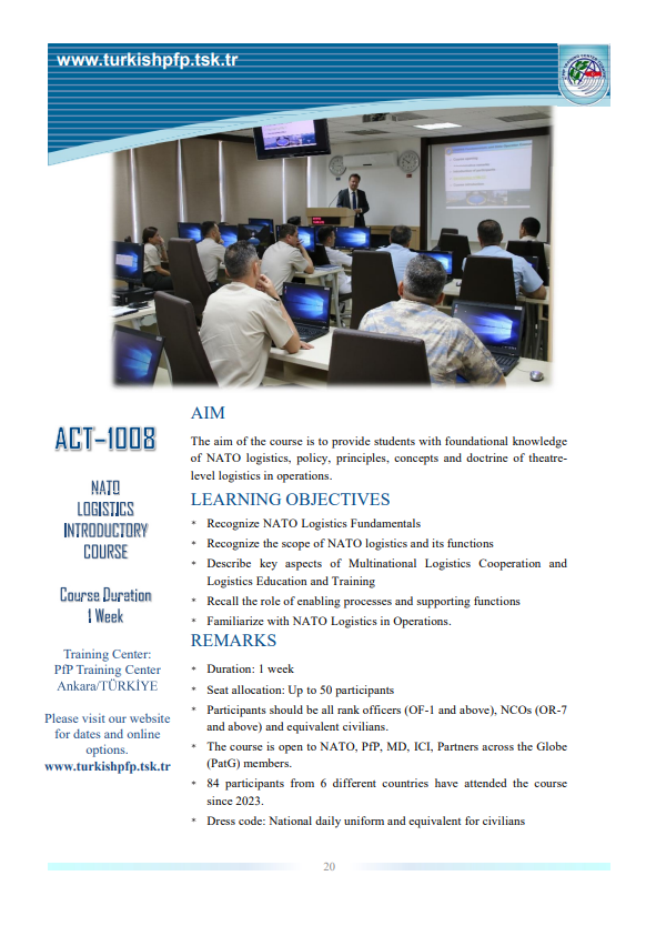 NATO Lojistik Temel Kursu Kapak Resmi